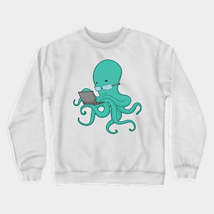 Octopus Laptop Crewneck Sweatshirt